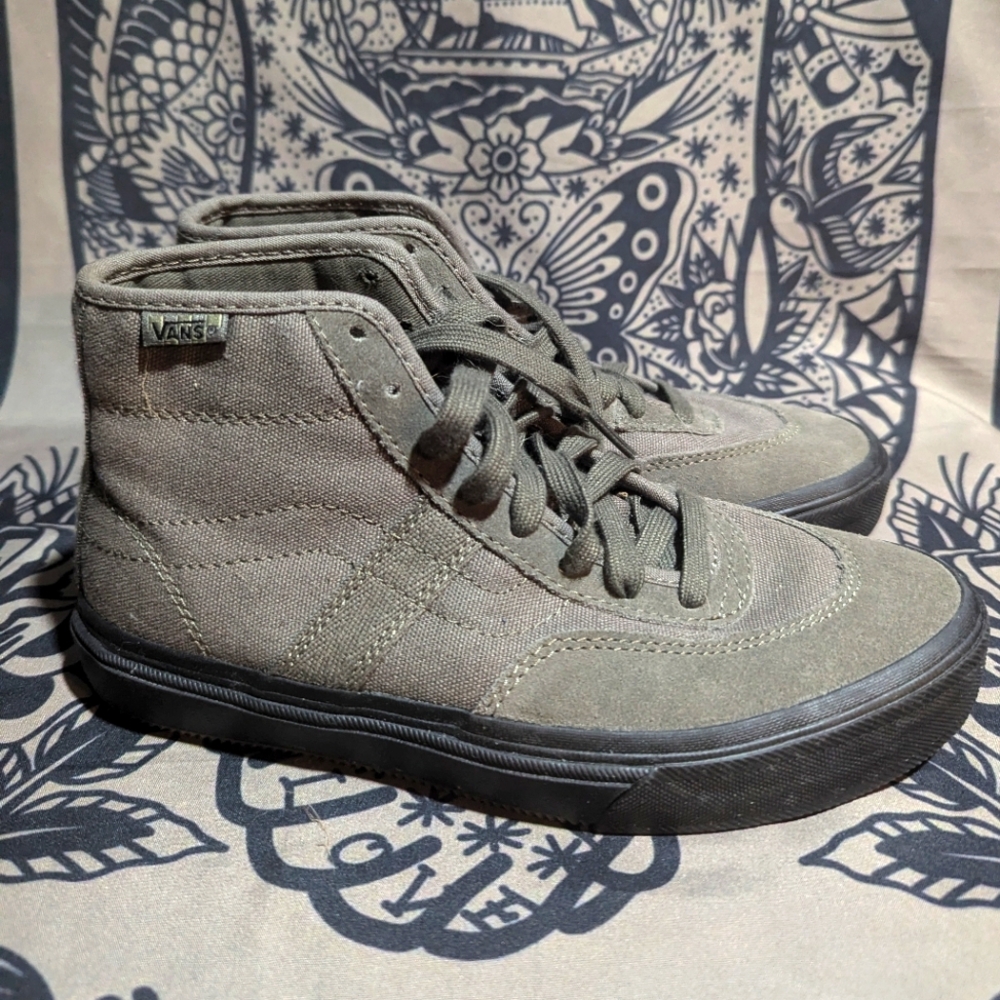 Vans Grey HI tops M5.5